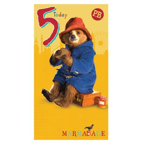 5 Today Paddington Bear Birthday Card £2.45